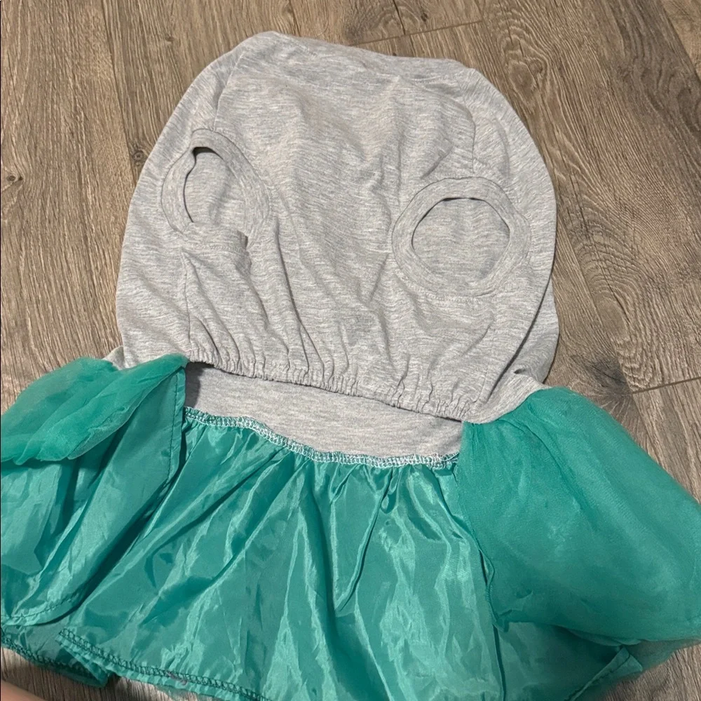 Top Paw Gray and Teal Pet Dress - Picture 2 of 3
